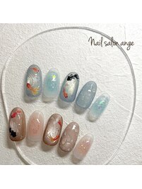 金魚ネイル