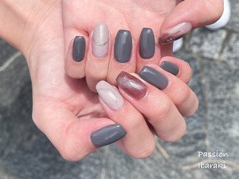 トータルビューティー パッション 茨木(Total Beauty Passion)/マグネットニュアンスネイル