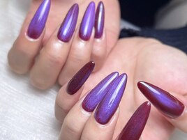 チップ長さだしワンカラー【紫】