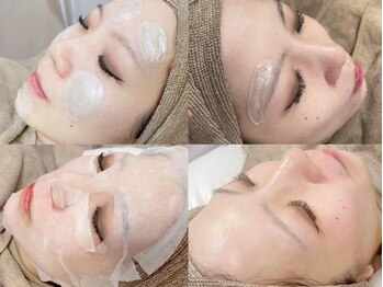 ヘルミ(hrm)の写真/【艶肌美人コース】フェイスWAX(アイブロウWAX+ヘッドマッサージ込み）もちもち柔らか上品な肌質に★