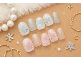 １月号　7000円　チークネイル