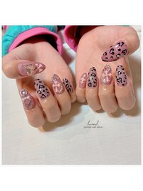 ピンクレオパード/フラッシュy2k