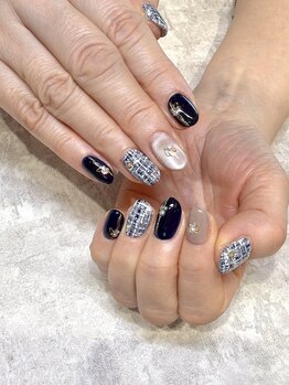 アヴィータ(AVITA)/大人ツイードネイル