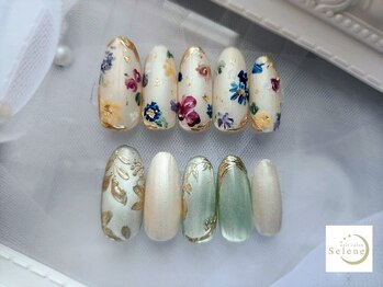 ネイルサロンセレーネ(Selene)の写真/定額コースもつけ放題も持ち込みも◆こだわりのあるおしゃれ女子必見！お得に理想のお手元を実現します♪