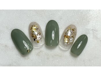 グリーン×シェルデザイン