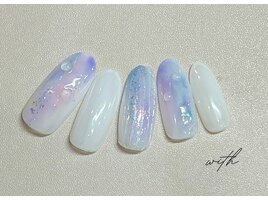 梅雨ニュアンスネイル