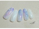 梅雨ニュアンスネイル