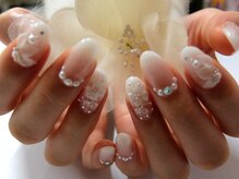 ネイルサロンミキ 横浜(MIKI)/人気豪華な3D手描きフラワー薔薇