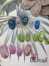 ビービーネイル(BB)/7月定額ネイル