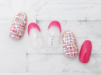 キャンアイドレッシー ヨコハマ元町店(Can I Dressy)/【NEW】ツイードネイル