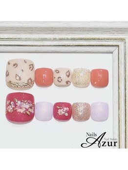 ネイルズアジュール 新潟亀田店(Nails Azur)/フット☆定額デザインCコース