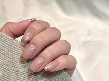 ケーツーネイル(k-two nail)/ゴールドミラーフレンチ(みな)