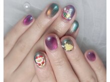 コンサート(Concert)/クリスマス&サンタの冬ネイル