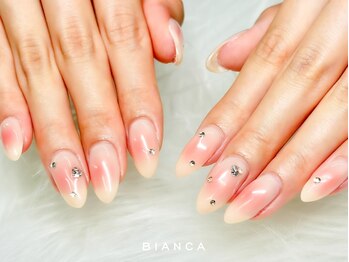 ビアンカ 東京ドームラクーア店(Bianca)/キラキラチークネイル