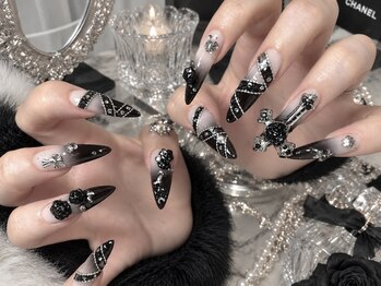 ジョアアンジェ 京橋店(joieange)/ダークネイル ブラックネイル