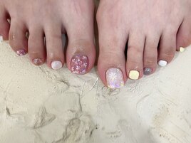 アシメネイル　フットネイル
