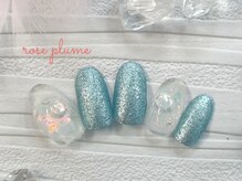 ネイルサロン ロゼプリュム/人気のバブルネイル