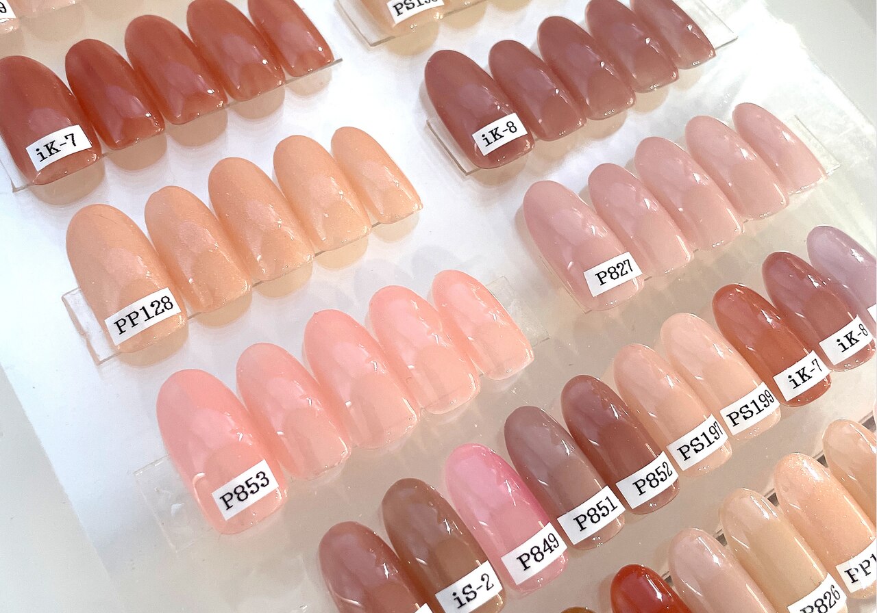 【うるちゅるん♪】肌なじみ◎うる艶シアー！ワンカラーネイル単色 ￥6800