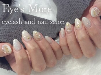 アイズモア 国立店(Eye's More)/ホワイトクリスマスネイル