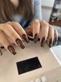 ワンカラーマグネットネイル