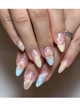 ヘブン ネイル 鶯谷(HEAVEN Nail)/夏にぴったりのデザイン