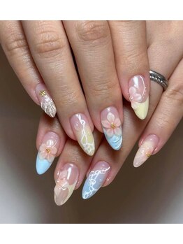 ヘブン ネイル 鶯谷(HEAVEN Nail)/夏にぴったりのデザイン