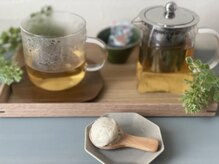 ボダラク(bodaraku)の雰囲気（施術の後は「整いアイス」とハーブティーでゆったりカフェ気分）