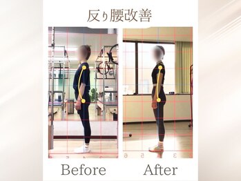 ラ ピラティス 銀座店(La pilates)/反り腰改善で安定姿勢◎