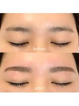 ラヴィス(RAVIS)/左右非対称から対象眉毛へ♪