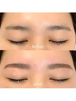 ラヴィス(RAVIS)/左右非対称から対象眉毛へ♪