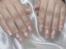 インザピンクリリー(in the pink LILY)/オーロラネイル/チェーンネイル