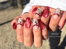ハートホロネイル