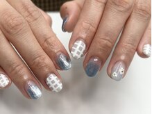 フォルサ(Forca)/マグネットフラワーブルーネイル