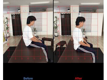 ストレチックス 近江八幡店/腰痛改善ビフォーアフター1回