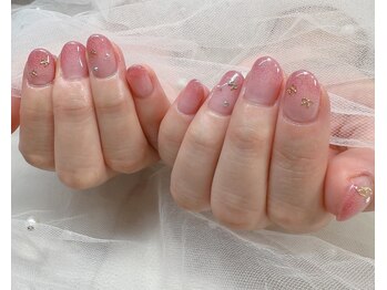 韓国風リボンネイル☆