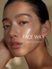 【FACEWAX★美眉デザイン込】全顔潤艶WAX脱毛で肌リセット♪つるピカ卵肌◎