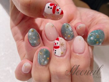 アクイユ 銀座店(ACCUEIL)/スノーマンネイル♪