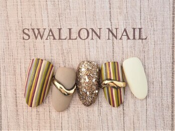 スワロンネイル(SWALLON NAIL)/3月、４月　定額ネイル★