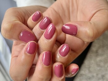 マゼンダピンクネイル/satoko