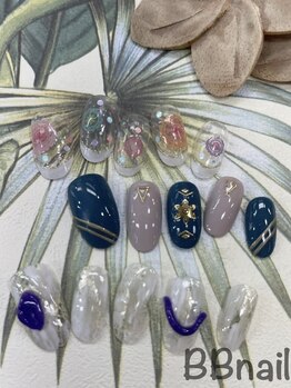 ビービーネイル(BB)/7月定額ネイル