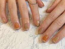 ネイル アバンス 西梅田店(Nail AVANCE.)/ミラーフレンチ