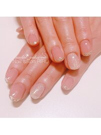 スキニーラメフレンチ