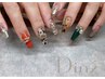 【ちぐはぐネイル♪】 アシンメトリーで左右違い♪　￥9,200⇒￥8,200