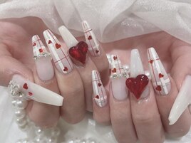 チェックネイル