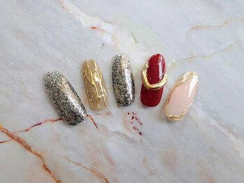 アトリエ ツメ(atelier TsuMe)/【Takeshita】リングネイル