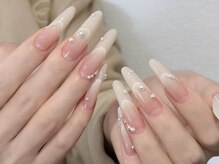 ナユキ 北千住店(NA.YUKI)/ホワイトグラデーションネイル