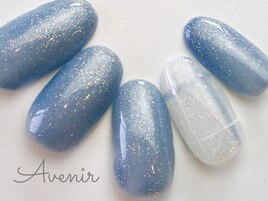 アイスブルーチェック