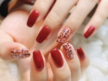 エムネイル(Ｍ)/ツイードネイル(^^)