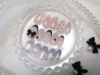 ドットミーバイシュエット(dot Me by chouette)/ワンホンネイルでキラキラ♪