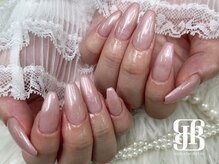 ネイルサロンレイアス(RAYAS)/ベージュラメネイル